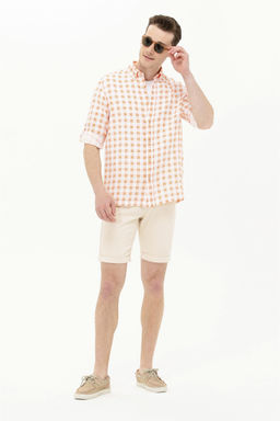 U. S. Polo Assn Мужская клетчатая рубашка в клетку - U.s. polo assn фото 12