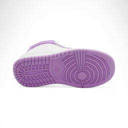 Кроссовки высокие демисезонные А7776-19 бело фиолетовые - BONCY фото 4