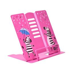 Подставка для книг и учебников арт.54096/ 15 ЗЕБРЫ (15.8x16x12.8 см, окрашенный чёрный металл, колич