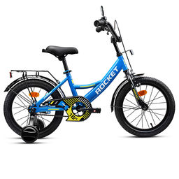 Велосипед 16" Rocket Gem, цвет голубой