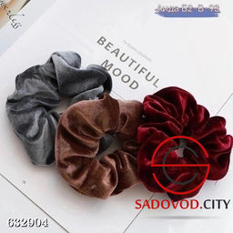 Бархатные резинки, 3 шт - Bruno фото 3