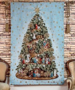 С рождеством- гобеленовое панно