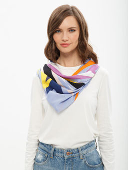 Платок жен. виск+шелк 110х110 D34-8308-11