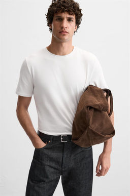 BASIC SLIM FIT T-SHIRT - Zara фото 6