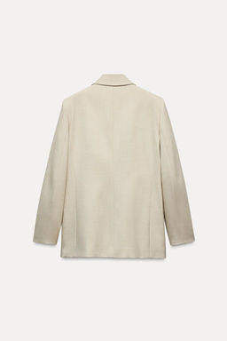DOUBLE-BREASTED BLAZER WITH ELBOW PATCHES - Zara фото 4