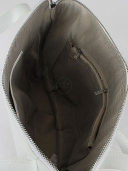 Сумка женская натуральная кожа GU 2033-6609, 1отд+еврокарм, плечевой ремень, белый SALE 261558 - Adelia фото 3