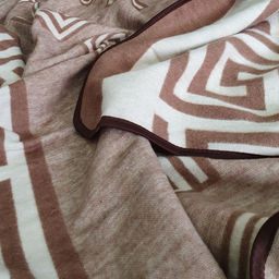Одеяло п/шерсть 40% 150*205 жаккард "Греция" цв .беж (Узбекистан)
