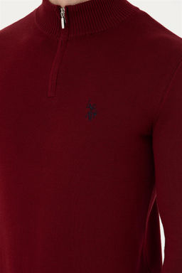 Мужской бордово-красный свитер - U.s. polo assn фото 7