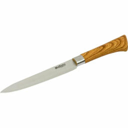 Нож с пластиковой рукояткой под дерево FORESTA универсальный 12,6 см арт.103563 - Mallony фото 4