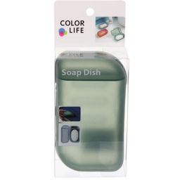 Мыльница закрытая Ария зеленая HM9017