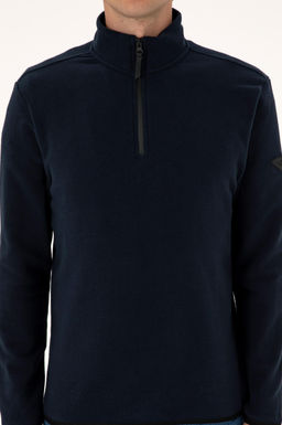 Erkek Lacivert Basic Sweatshirt Sepette S_rpriz _ndirim - U.s. polo assn фото 6