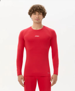 Футболка компрессионная с длинным рукавом JOGEL CAMP PerFormDRY Baselayer LS Tee, красный  фото 7