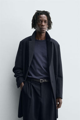 REGULAR FIT WOOL COAT - Zara фото 2