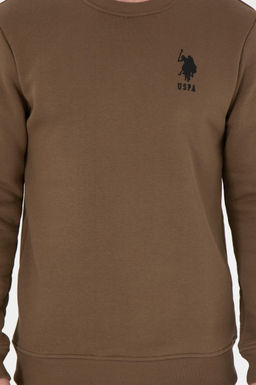 Мужской свитшот цвета хаки Неожиданная скидка в корзине - U.s. polo assn фото 6