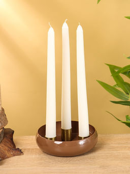 Подсвечник на 3 свечи на магнитах «Бисквит», 13×13×4 см