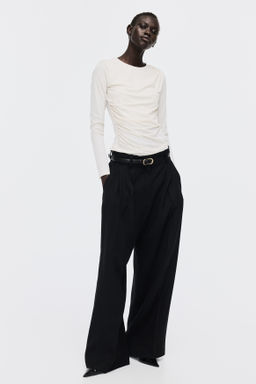 Top drapeado de punto - H&m фото 4