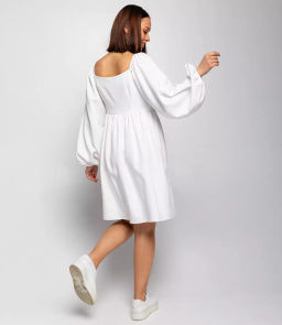 Платье #БШ2044, белый