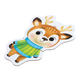 Макси - пазлы «Весёлый Новый год», 5 пазлов, 10 деталей