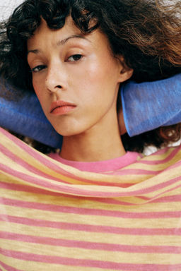 JERSEY PUNTO RAYAS / Rosa pastel - Zara фото 4