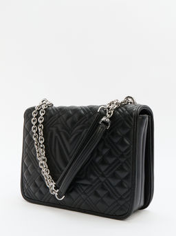 Женская сумка на плечо LOVE MOSCHINO QUILTED BAG Артикул 4374274, черный  фото 3