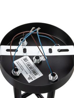 Люстра XA1689B/4, 4×60 Вт, E27, чёрная