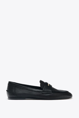 LEATHER PENNY LOAFERS - Zara фото 5