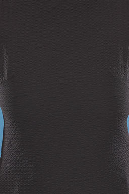 Siyah Kay?k Yaka Gizli Fermuarl? Dokuma Dokuma Bluz TWOSS25BZ00244 - Trendyolmilla фото 3