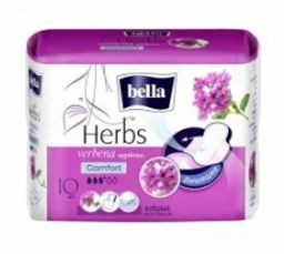 BELLA прокладки гигиен. HERBS (10шт) Komfort Softiplait с экстр.Вербены