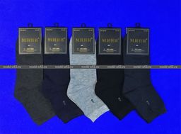 Цена за 10 пар. МИНИ носки мужские укороченные дезодорирующие арт. М 15 (М 02, М 11, М 01) АССОРТИ 41-47 (фактически 41-44) - Weiwei фото 8