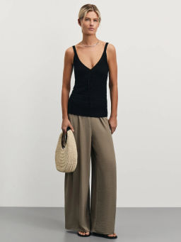 Вязаный топ из вискозы / Zarina  фото 2