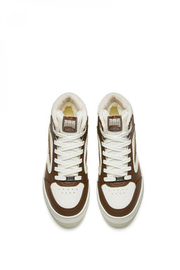 Кеды повседневные утепленные Бежевый/Коричневый ANTA982