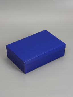 Цена за 5 шт. Коробка складная «Синяя», 30 х 20 х 9 см
