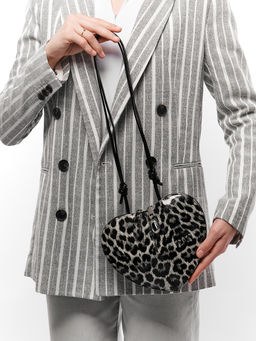 LACCOMA сумка НИ836-лепард натуральная кожа хлопок