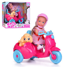 Кукла "Леди байк" с аксессуарами,в коробке