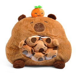 Игрушка -Антистресс "Капибара с мандаринкой"