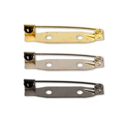 Zlatka Заготовки для броши DC-311/5 3 см 5 шт №01 под золото  фото 4