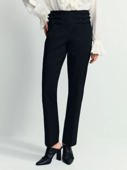 Зауженные брюки с хлопком в составе / Zarina