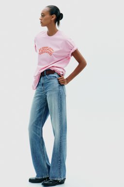 WASHED EFFECT PRINTED T-SHIRT - Zara фото 3