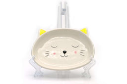 Тарелка керамическая Cat plate