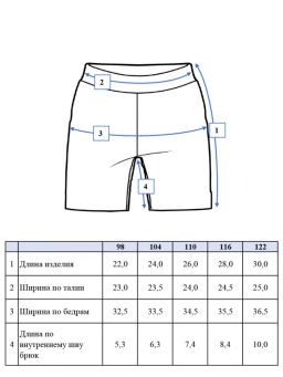 PlayToday / Шорты текстильные джинсовые для девочек  фото 6