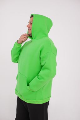 Толстовка мужская Худи салатовый начес - Марлен фото 3