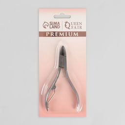 Кусачки педикюрные «Premium», 10.6 см, длина лезвия-14 мм, на блистере