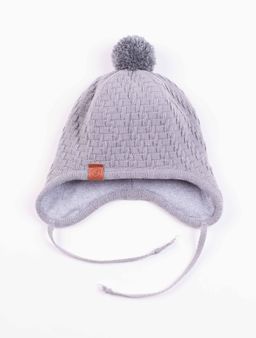 Шапка весенняя/осенняя вязаная (Св.серый) КОДИ - Jumbi фото 2