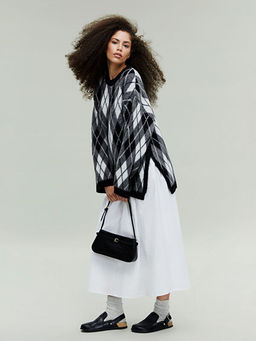 Beli Lastikli Saten Kad?n Pileli Etek