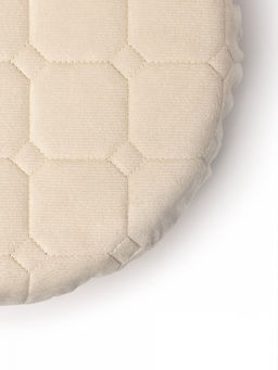 Чехол на табурет D33 молочный вельвет