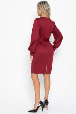 Платье Шарли (бордовое) П15012-18М