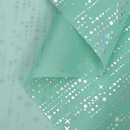 Пленка для цветов Падающие звезды, 58 см х 5 м - UPAK LAND фото 3