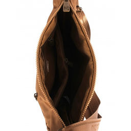 Сумка женская текстиль BoBo-5002, 1отд+еврокарман, плечевой ремень, терракот 264227  фото 3