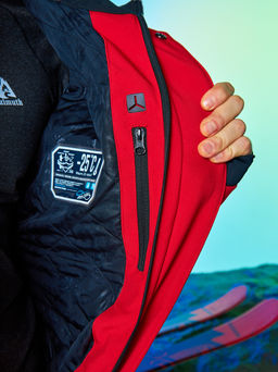 Мужской сноубордический горнолыжный комбинезон Alpha Endless Prometheus 223/230510 RED - Красный