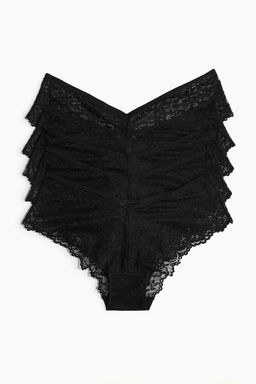 Pack de 5 bragas Hipster de encaje